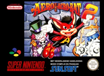 Aero the Acro-Bat 2 (Europe) box cover front